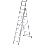 Лестница алюминиевая трёхсекционная NV 223, Ступени 3×6 2230306