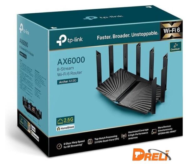 Wi-Fi роутер TP-Link Archer AX80 — изображение 3